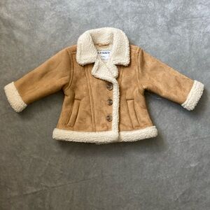 Old Navy Kids Tan Jacket with Cream Accents